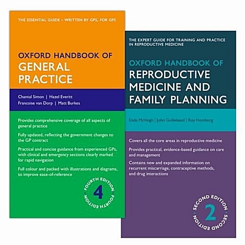 Oxford Handbook of General Practice 4e & Oxford Handbook of Reproductive Medicine and Family Planning 2e Pack (Paperback)