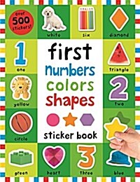 First 100 Stickers: First Numbers, Colors, Shapes (Paperback)