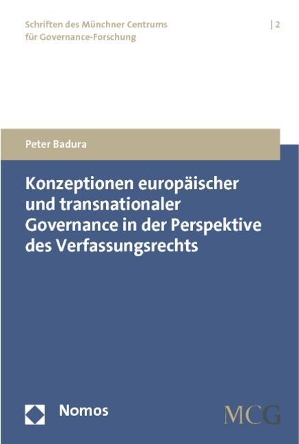 Konzeptionen Europaischer Und Transnationaler Governance in Der Perspektive Des Verfassungsrechts (Paperback)