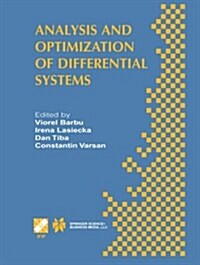 Analysis and Optimization of Differential Systems: Ifip Tc7 / Wg7.2 International Working Conference on Analysis and Optimization of Differential Syst (Paperback, Softcover Repri)