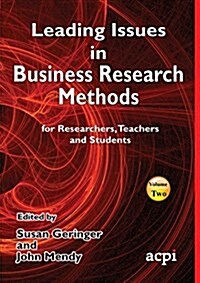 Leading Issues in Business Research Methods Volume 2 (Paperback)