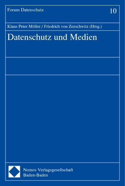 Datenschutz Und Medien (Paperback)