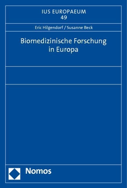 Biomedizinische Forschung in Europa (Paperback)