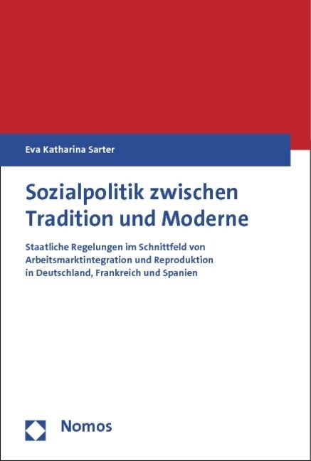 Sozialpolitik Zwischen Tradition Und Moderne: Staatliche Regelungen Im Schnittfeld Von Arbeitsmarktintegration Und Reproduktion in Deutschland, Frankr (Paperback)