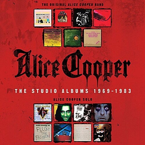 [수입] Alice Cooper - The Studio Albums 1969-1983 [15CD Deluxe Edition]