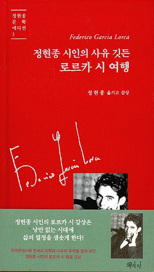 [중고] 정현종 시인의 사유 깃든 로르카 시 여행