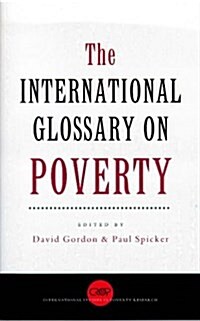 The International Glossary on Poverty (Paperback)