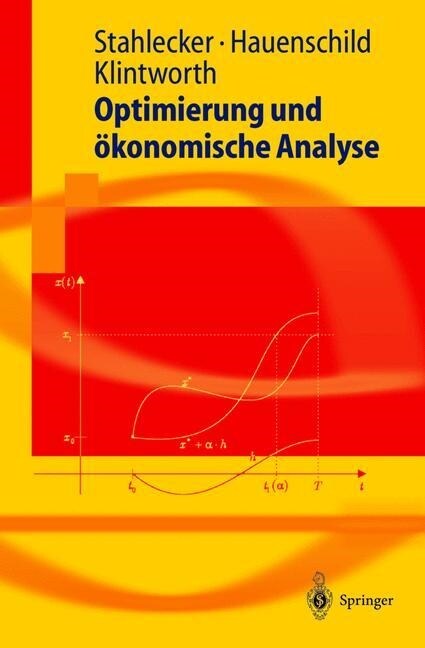 Optimierung Und ?onomische Analyse (Paperback, 2003)