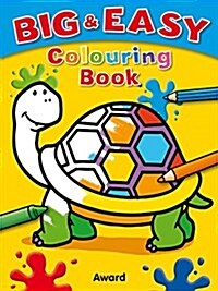 Big & Easy Colouring Books: Tortoise (Paperback)
