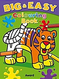 Big & Easy Colouring Books: Tiger (Paperback)