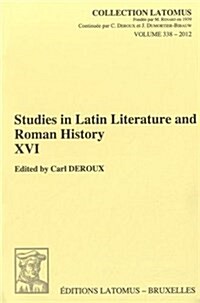 Studies in Latin Literature and Roman History XVI (Paperback)