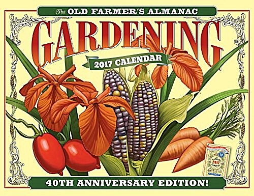 The Old Farmers Almanac 2017 Gardening Calendar (Wall)