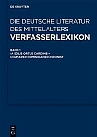 Verfasserlexikon - Die Deutsche Literatur Des Mittelalters: [Studienausgabe] (Paperback, 2, 2. Vollig Neu B)