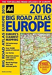 AA Big Road Atlas Europe (Spiral Bound, 11 Revised edition)