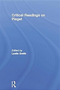 Critical Readings on Piaget (Paperback)