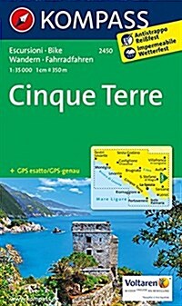 CINQUE TERRE 2450 GPS WP KOMPASS D I (Sheet Map)