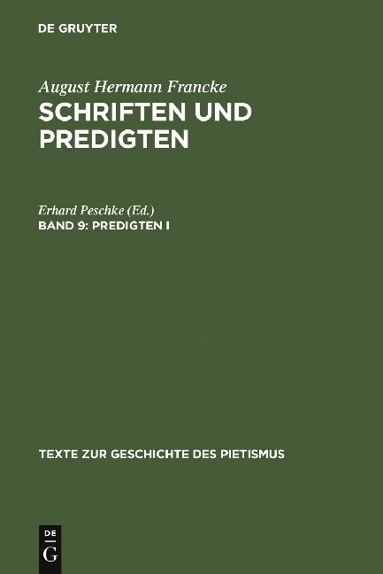 Predigten I (Hardcover, Reprint 2011)