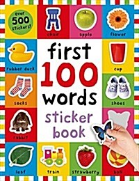 First 100 Stickers: Words: Over 500 Stickers (Paperback)