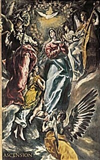 Ascension: 110-Page Pocket Diary with the Assumption of Mary Painting (5x8 Inches / Grey) (Paperback)