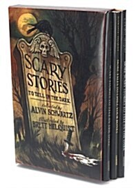 Scary Stories Box Set: Complete Collection with Brett Helquist Art (Paperback)