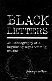 Black Letters (Paperback)