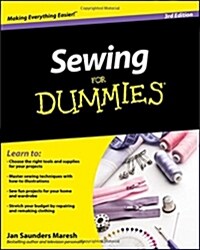 Sewing for Dummies (Paperback, 3)