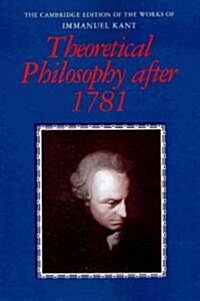 Theoretical Philosophy after 1781 (Paperback)