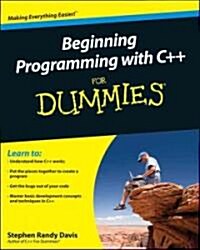 Beginning Programming with C++ for Dummies [With CDROM] (Paperback)