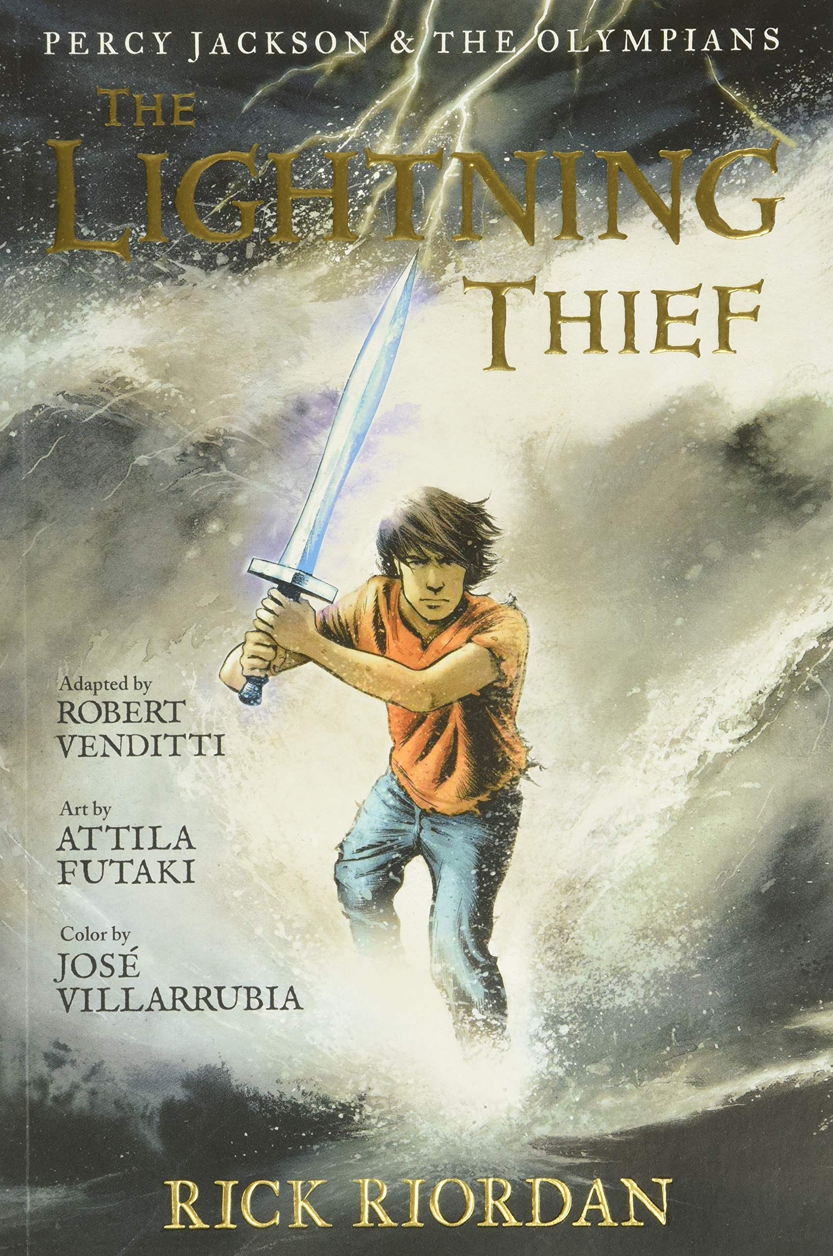 [중고] The Percy Jackson and the Olympians: Lightning Thief: The Graphic Novel (Paperback)