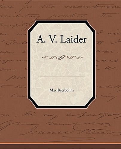 A V Laider (Paperback)
