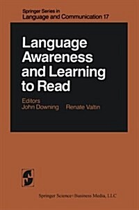 Language Awareness and Learning to Read (Paperback, Softcover Repri)