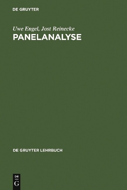 Panelanalyse (Hardcover, Reprint 2010)