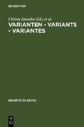 Varianten - Variants - Variantes (Paperback)
