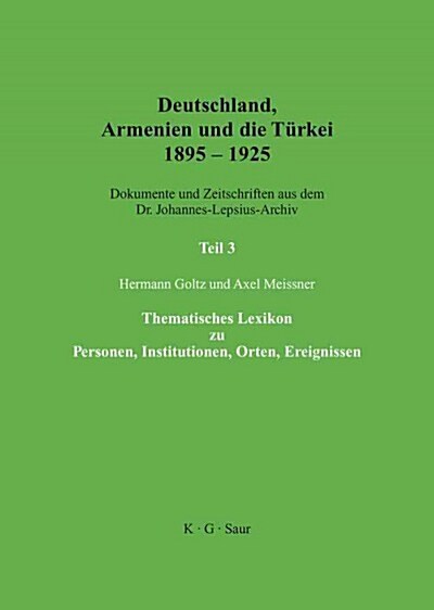 Thematisches Lexikon Zu Personen, Institutionen, Orten, Ereignissen (Hardcover)