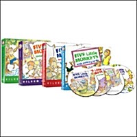 노베오영 Five Little Monkeys 시리즈 4종 세트 (4 Boardbook)
