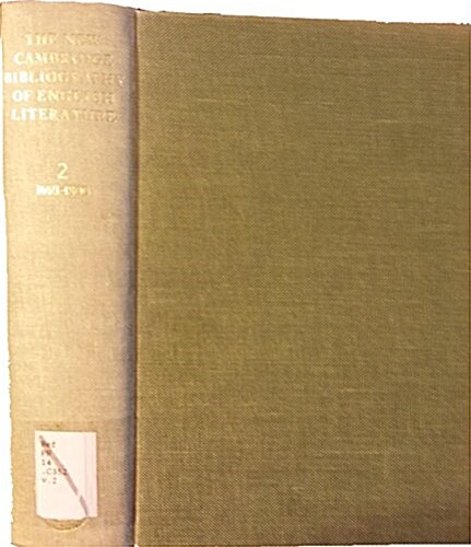 New Cambridge Bibliography of English Literature (Hardcover)