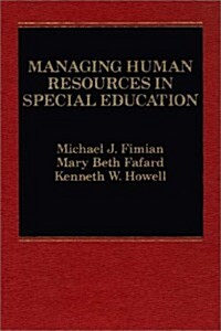 Managing Human Resources in Special Education (Hardcover)