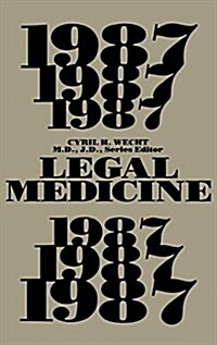 Legal Medicine 1987 (Hardcover)