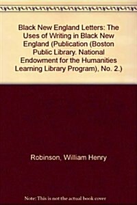 Black New England Letters (Paperback)