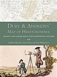 Dury and Andrews’ Map of Hertfordshire (Paperback)