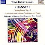 [중고] Vittorio Giannini - Symphony No.3 / Tom Bennett