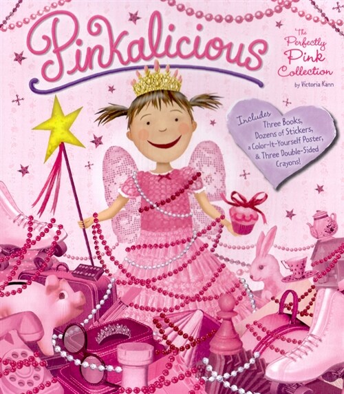Pinkalicious: The Perfectly Pink Collection [With Books and Stickers and Posters and Crayons] (Hardcover)