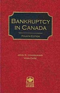 Bankruptcy in Canada (Hardcover, 4th)