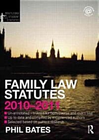 Family Law Statutes (Paperback, 2nd)