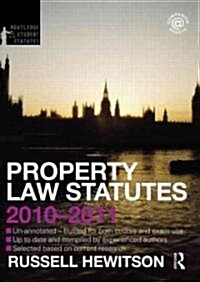 Property Law Statutes (Paperback)