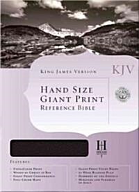 Hand Size Giant Print Reference Bible-KJV (Bonded Leather)