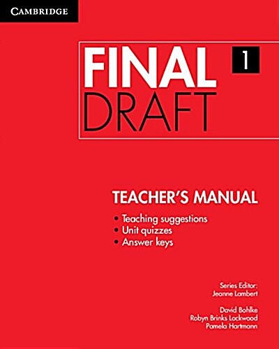 Final Draft Level 1 Teachers Manual (Paperback)