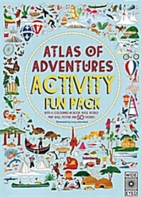 Adventures Activity Fun Pack (Us) : With a Coloring-in Book, Huge World Map Wall Poster, and 50 Stickers (Paperback)