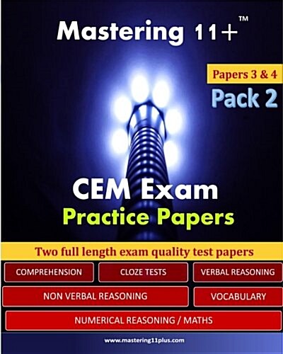 Mastering 11+: Cem Practice Papers - Pack 2 (Paperback)