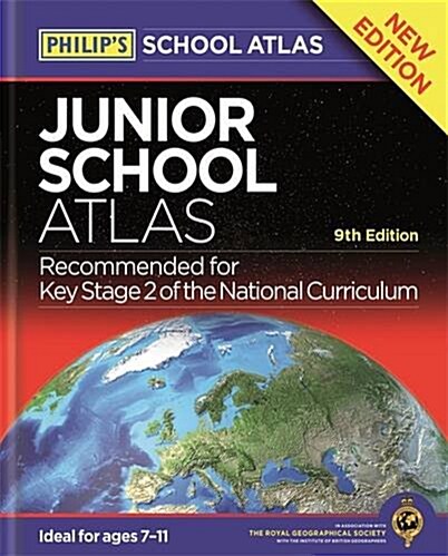 Philips Junior School Atlas 9th Edition (Hardcover)